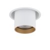 Nowoczesna Oprawa Punktowa Podtynkowa Tuba MONO SLIDE WHITE/WHITE/GOLD 10797 Nowodvorski Lighting